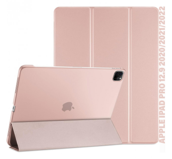 Чохол до планшета BeCover Tri Fold Hard Apple iPad Pro 12.9 2020/2021/2022 Pink (711721)