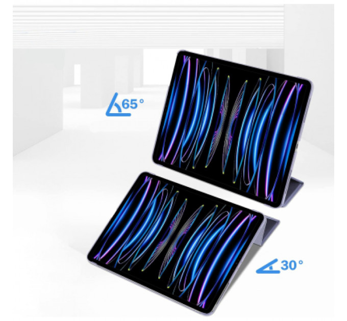 Чохол до планшета BeCover Tri Fold Hard Apple iPad Pro 12.9 2020/2021/2022 Purple (711722)