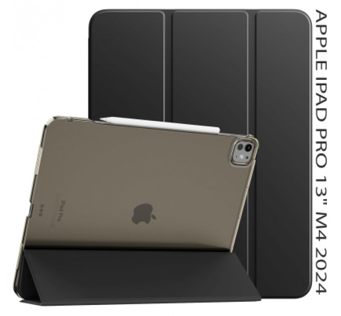 Чохол до планшета BeCover Tri Fold Hard Apple iPad Pro 13" M4 2024 Black (711730)