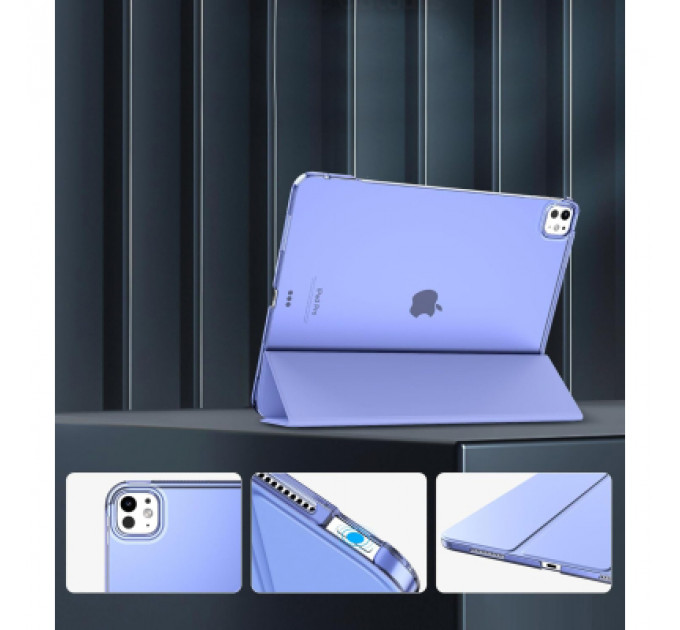 Чохол до планшета BeCover Tri Fold Hard Apple iPad Pro 13" M4 2024 Purple (711733)