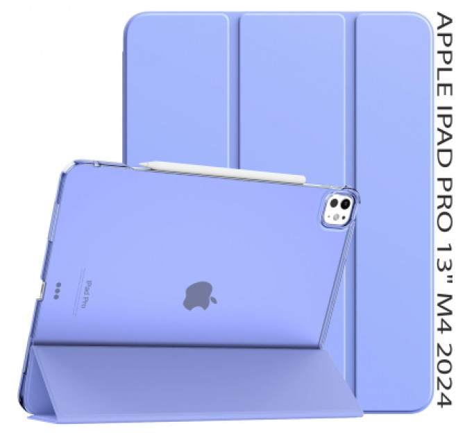 Чохол до планшета BeCover Tri Fold Hard Apple iPad Pro 13" M4 2024 Purple (711733)