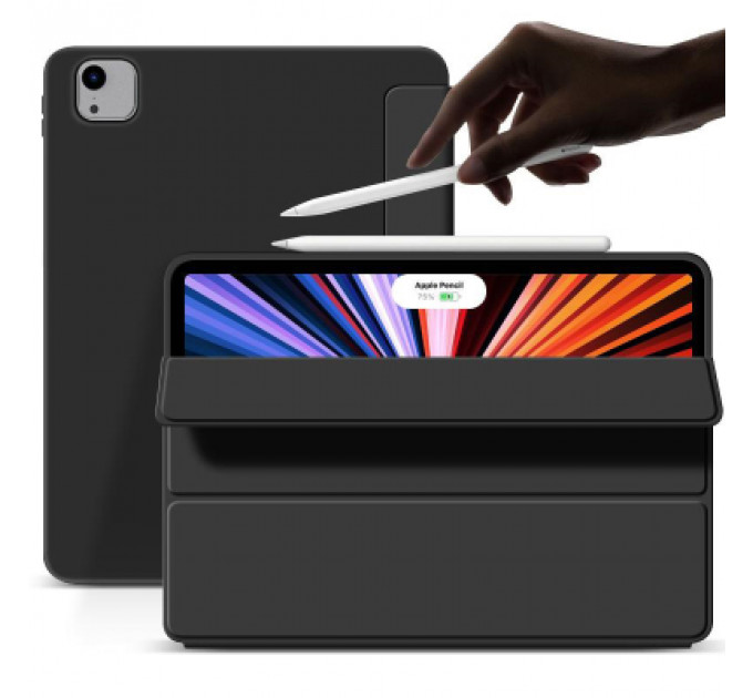 Чохол до планшета BeCover Tri Fold Soft TPU Silicone Apple iPad Air 13" M2 2024 Black (711469)