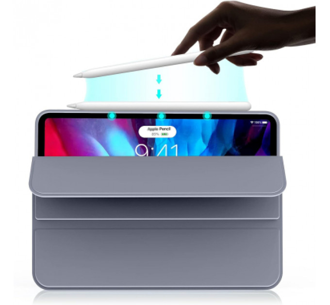 Чохол до планшета BeCover Tri Fold Soft TPU Silicone Apple iPad Air 13" M2 2024 Purple (711743)