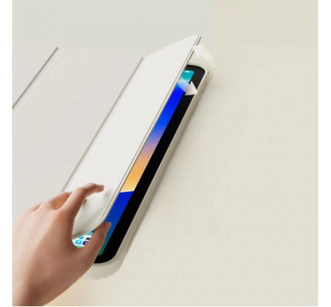 Чохол до планшета BeCover Tri Fold Soft TPU Silicone Apple iPad Pro 11" M4 2024 Beige (711745)