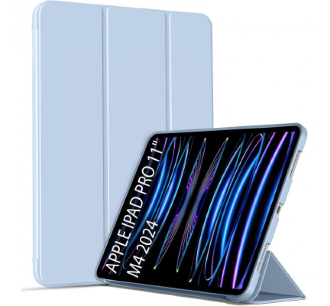 Чохол до планшета BeCover Tri Fold Soft TPU Silicone Apple iPad Pro 11" M4 2024 Light Blue (711748)