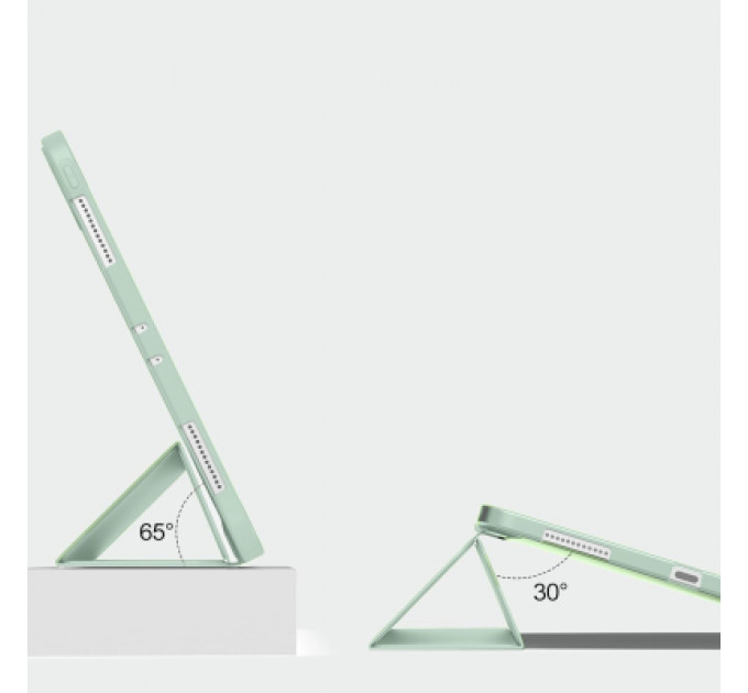 Чохол до планшета BeCover Tri Fold Soft TPU Silicone Apple iPad Pro 11" M4 2024 Light Green (711747)