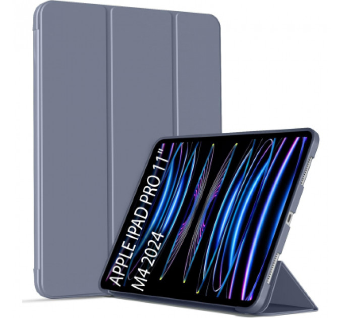 Чохол до планшета BeCover Tri Fold Soft TPU Silicone Apple iPad Pro 11" M4 2024 Purple (711749)