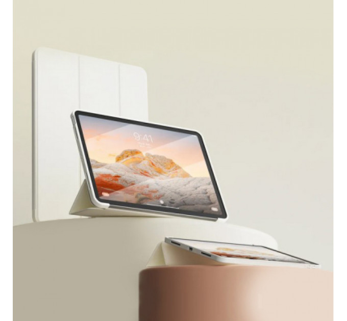 Чохол до планшета BeCover Tri Fold Soft TPU Silicone Apple iPad Pro 12.9 2020/2021/2022 Beige (711736)