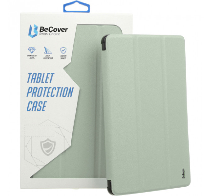 Чохол до планшета BeCover Tri Fold Soft TPU Silicone Apple iPad Pro 12.9 2020/2021/2022 Light Green (711738)