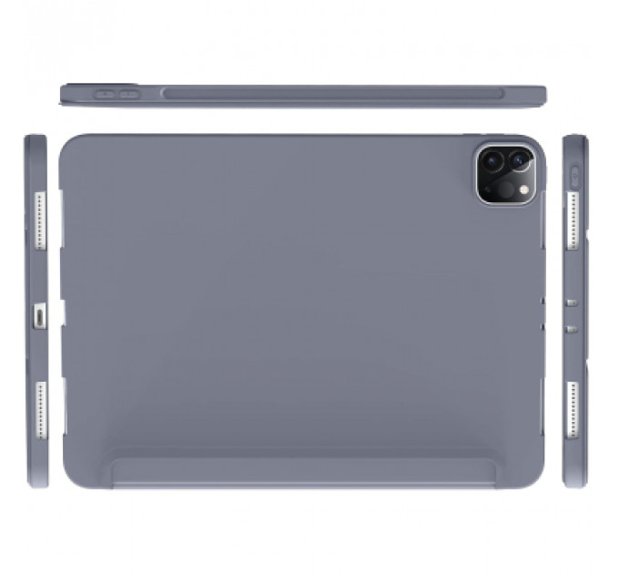 Чохол до планшета BeCover Tri Fold Soft TPU Silicone Apple iPad Pro 12.9 2020/2021/2022 Purple (711739)