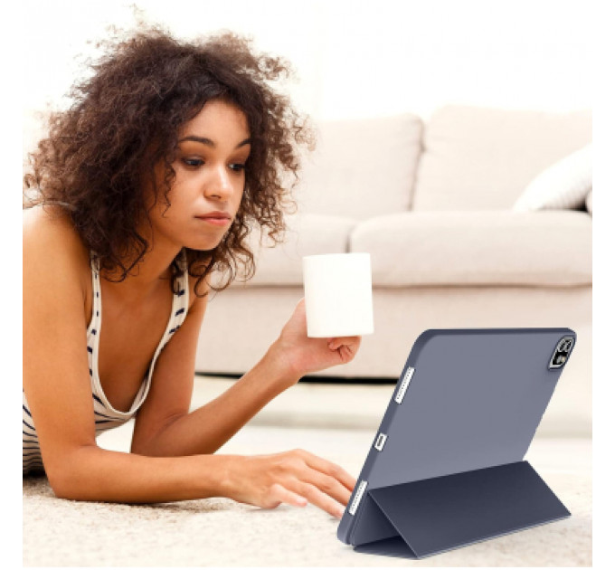 Чохол до планшета BeCover Tri Fold Soft TPU Silicone Apple iPad Pro 12.9 2020/2021/2022 Purple (711739)