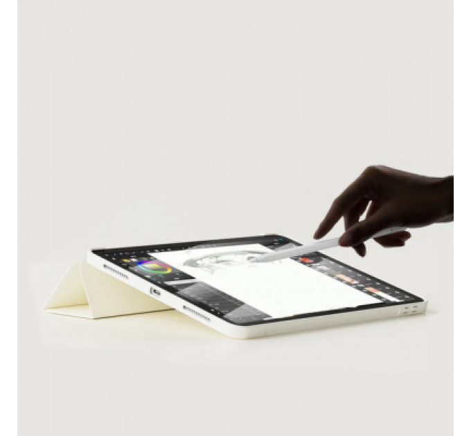 Чохол до планшета BeCover Tri Fold Soft TPU Silicone Apple iPad Pro 13" M4 2024 Beige (711751)