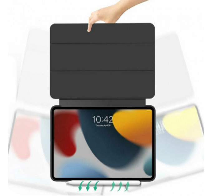 Чохол до планшета BeCover Tri Fold Soft TPU Silicone Apple iPad Pro 13" M4 2024 Black (711750)