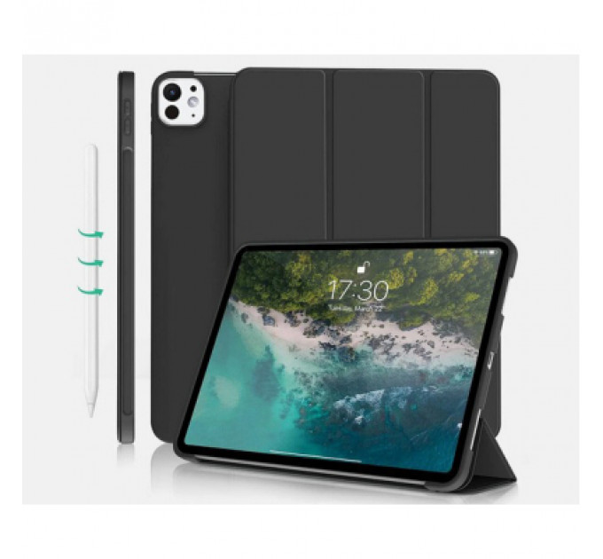Чохол до планшета BeCover Tri Fold Soft TPU Silicone Apple iPad Pro 13" M4 2024 Black (711750)