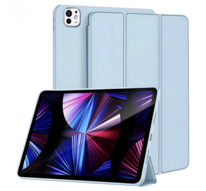 Чохол до планшета BeCover Tri Fold Soft TPU Silicone Apple iPad Pro 13" M4 2024 Light Blue (711753)