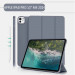 Чохол до планшета BeCover Tri Fold Soft TPU Silicone Apple iPad Pro 13" M4 2024 Purple (711754)