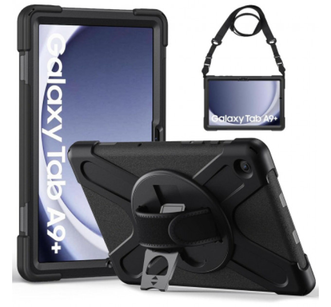 Чохол до планшета BeCover Heavy Duty Case Samsung Galaxy Tab A9 Plus SM-X210/SM-X215/SM-X216 11.0" Black (711680)