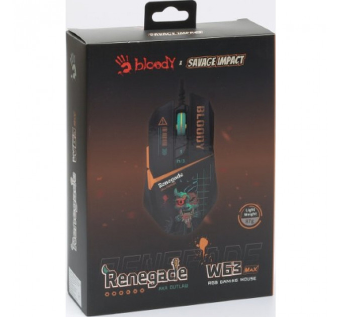 Мишка A4Tech W63 Max USB Renegade Midnight (4711422003710)