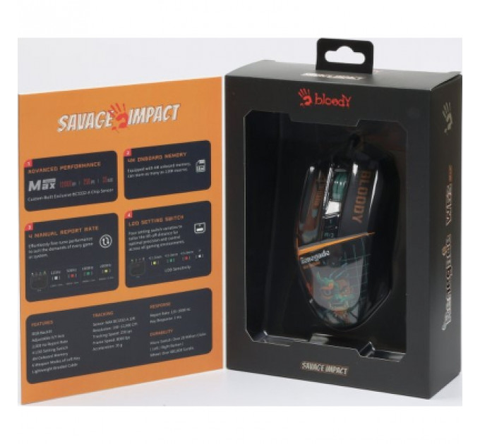 Мишка A4Tech W63 Max USB Renegade Midnight (4711422003710)