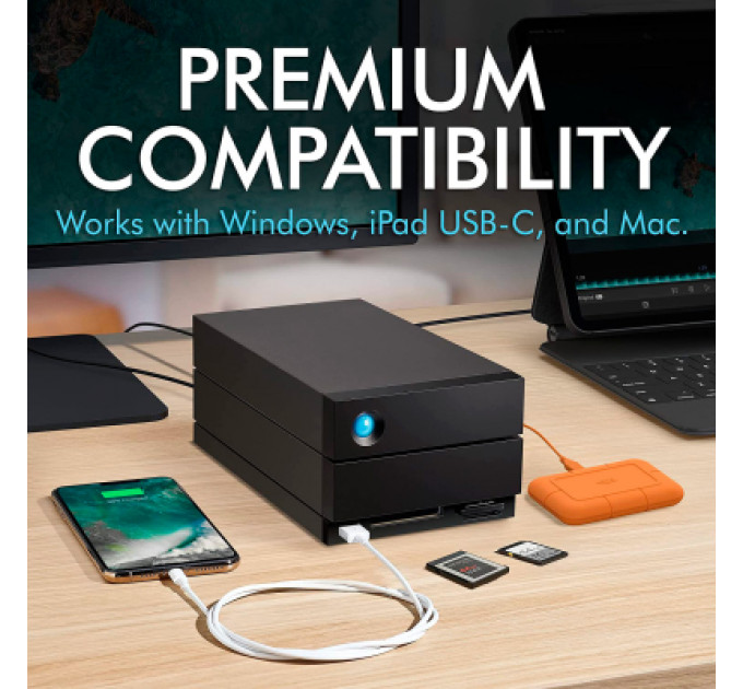 Зовнішній жорсткий диск LaCie 3.5" 48TB (STLG48000400)