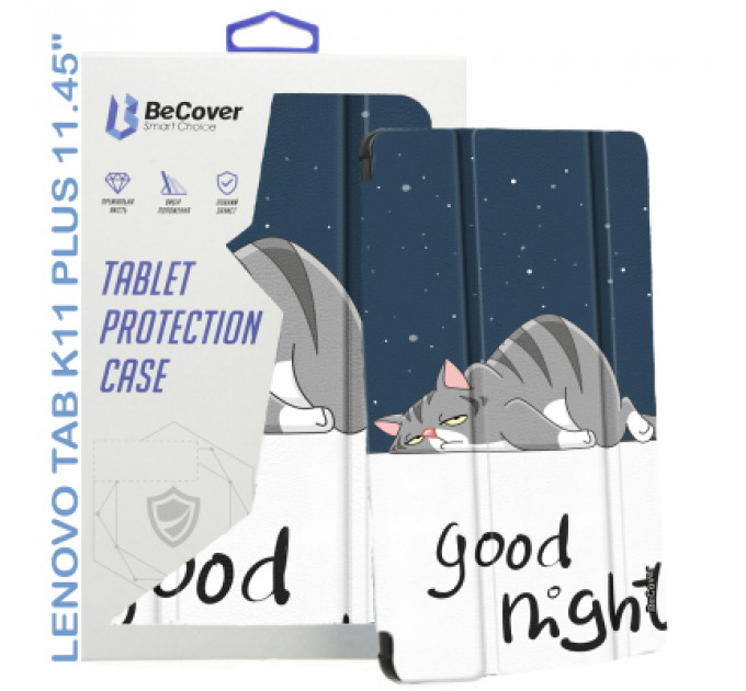 Чохол до планшета BeCover Smart Case Lenovo Tab K11 Plus TB-352F 11.45" Good Night (711854)