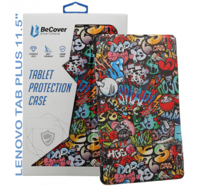 Чохол до планшета BeCover Smart Case Lenovo Tab Plus 11.5" Graffiti (711845)