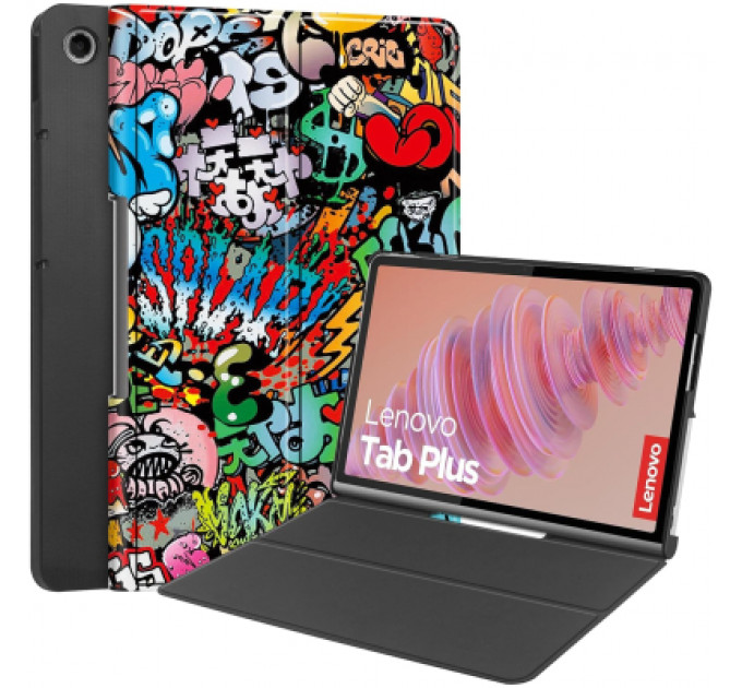 Чохол до планшета BeCover Smart Case Lenovo Tab Plus 11.5" Graffiti (711845)