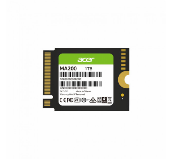 Накопичувач SSD M.2 2230 1TB MA200 Acer (BL.9BWWA.154)