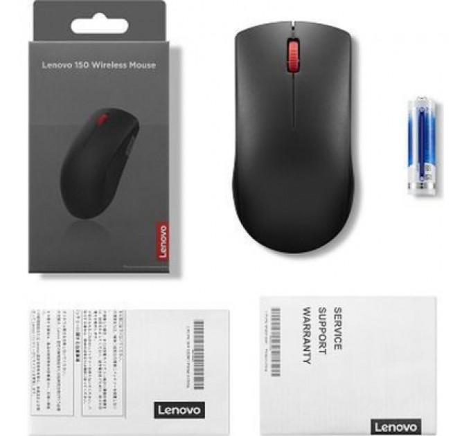 Мишка Lenovo 150 Wireless Black (GY51L52638)