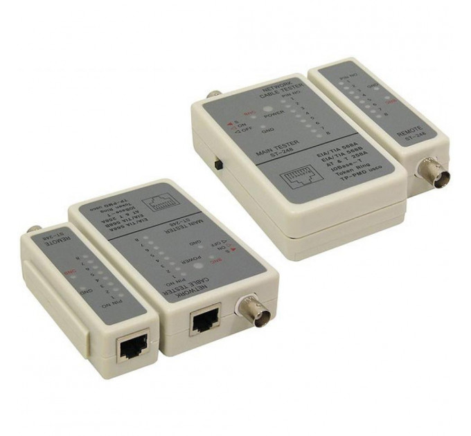 Тестер кабельний RJ-45, RG58 Cablexpert (NCT-1)