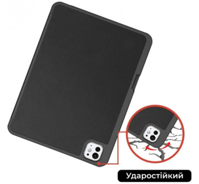 Чохол до планшета AirOn Premium SOFT iPad Pro 11 2024 + Film Black (4822352781128)