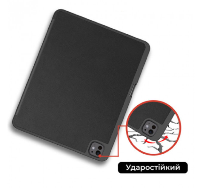 Чохол до планшета AirOn Premium SOFT iPad Pro 13 2024 + Film Black (4822352781129)