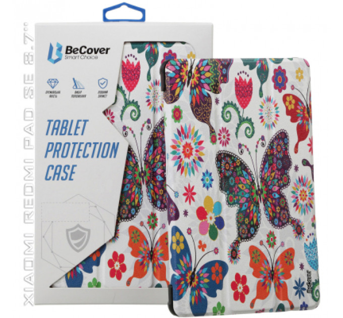 Чохол до планшета BeCover Smart Case Xiaomi Redmi Pad SE 8.7" Butterfly (711910)