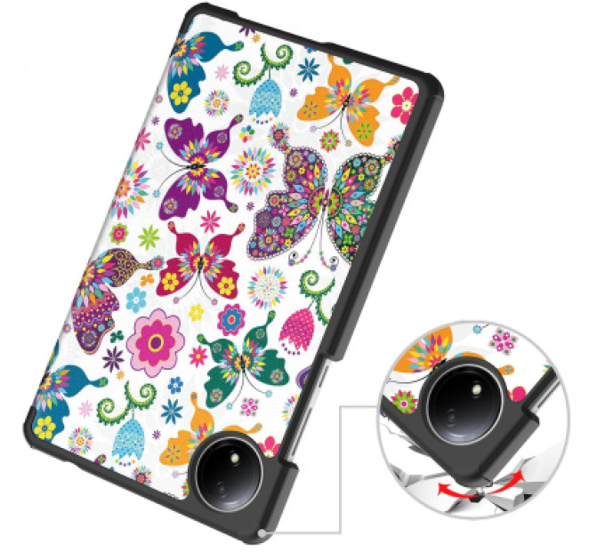Чохол до планшета BeCover Smart Case Xiaomi Redmi Pad SE 8.7" Butterfly (711910)