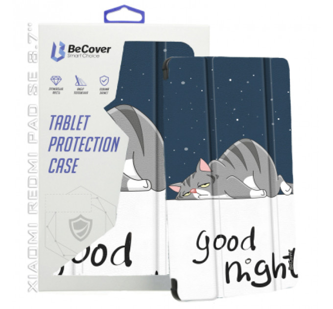 Чохол до планшета BeCover Smart Case Xiaomi Redmi Pad SE 8.7" Good Night (711912)