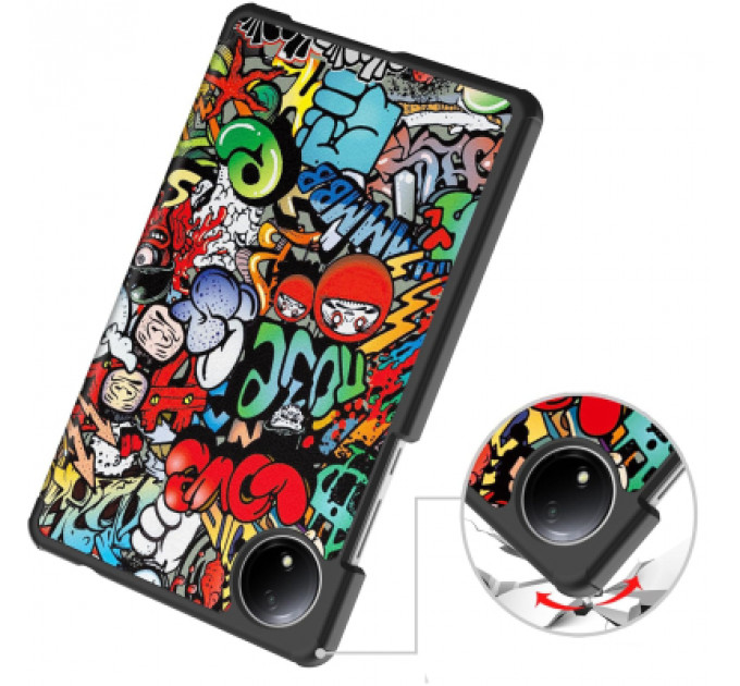Чохол до планшета BeCover Smart Case Xiaomi Redmi Pad SE 8.7" Graffiti (711913)