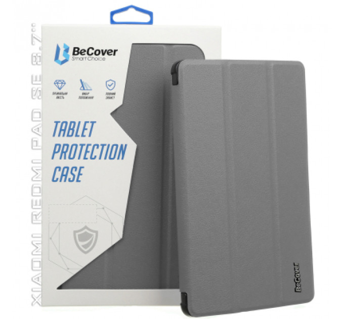 Чохол до планшета BeCover Smart Case Xiaomi Redmi Pad SE 8.7" Gray (711907)