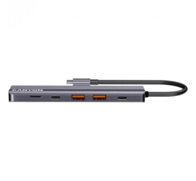 Порт-реплікатор Canyon Docking Station DS-17 6 in 1 4k USB-C hub (CNS-TDS17)