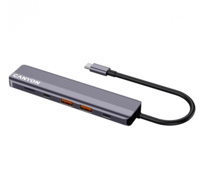 Порт-реплікатор Canyon Docking Station DS-17 6 in 1 4k USB-C hub (CNS-TDS17)