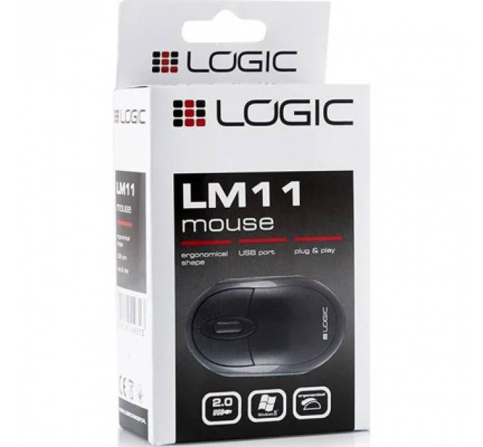 Мишка Logic concept LM-11 USB Black (M-LC-LM11)