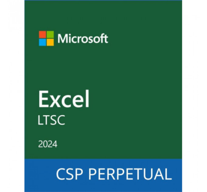 Офісний додаток Microsoft Excel LTSC 2024 Commercial Software, Perpetual (DG7GMGF0PN5H_0002)