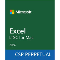 Офісний додаток Microsoft Excel LTSC for Mac 2024 Commercial Software, Perpetual (DG7GMGF0PN5G_0001)