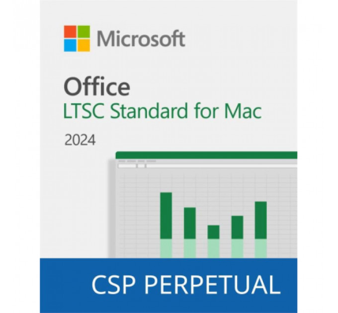 Офісний додаток Microsoft Office LTSC Standard for Mac 2024 Commercial Software, Perpetual (DG7GMGF0PN5C_0001)