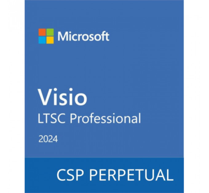 Офісний додаток Microsoft Visio LTSC Professional 2024 Commercial Software, Perpetual (DG7GMGF0PN43_0002)