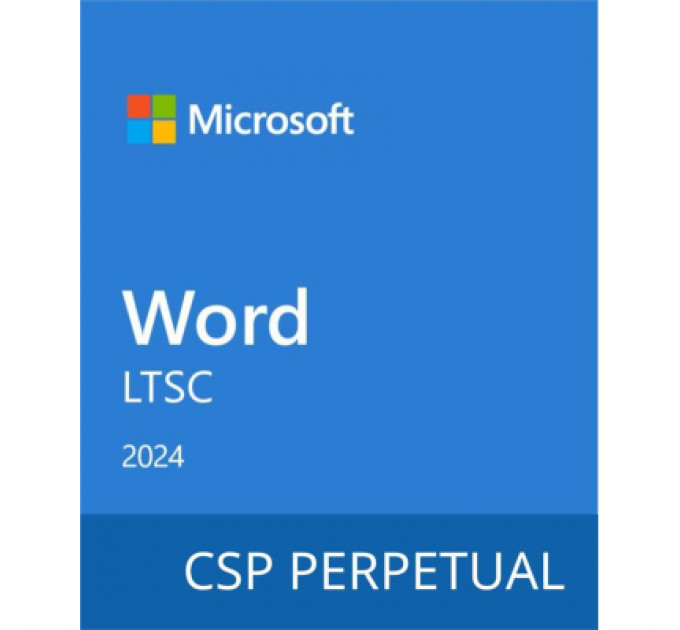 Офісний додаток Microsoft Word LTSC 2024 Commercial Software, Perpetual (DG7GMGF0PN41_0002)