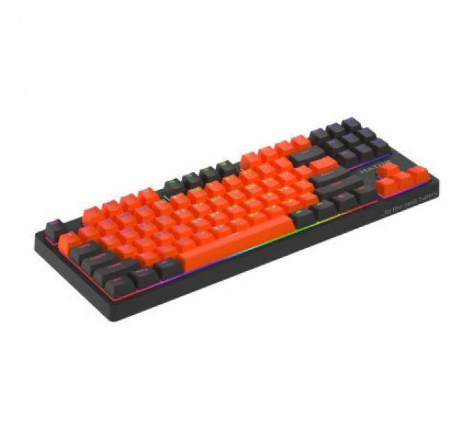Клавіатура Hator Rockfall 2 Mecha Signature Edition USB Black/Orange/Black (HTK-520-BOB)