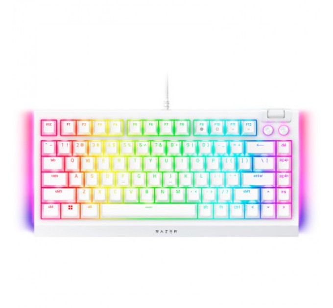 Клавіатура Razer BlackWidow V4 75 USB UA White (RZ03-05001700-R3M1)