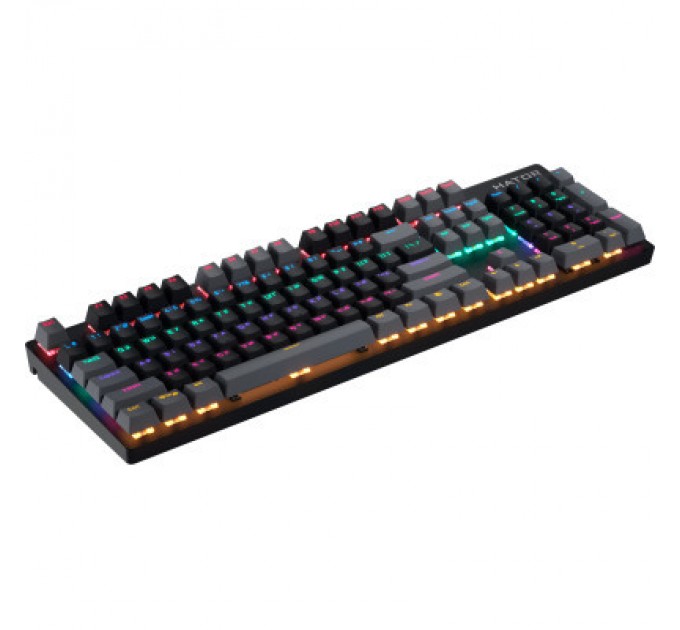 Клавіатура Hator Starfall Rainbow Origin Blue USB Black/Grey (HTK-609-BBG)