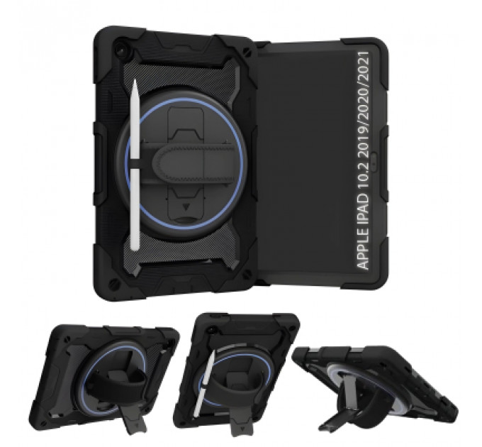 Чохол до планшета BeCover Horizontal handle Apple iPad 10.2 2019/2020/2021 Black (712150)