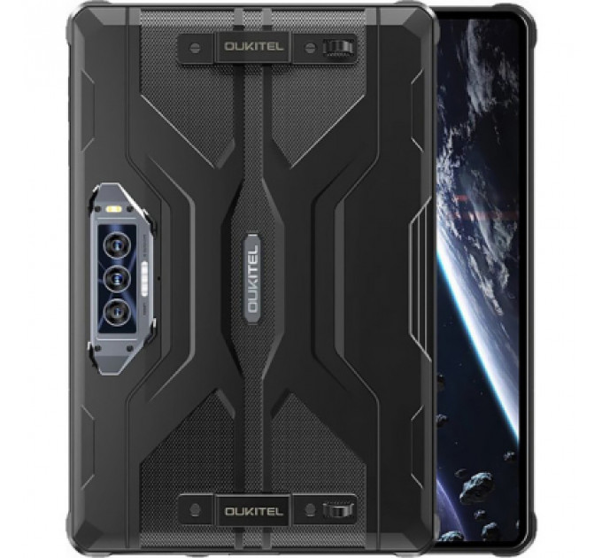 Планшет OUKITEL RT8 6/256GB Dual Sim Black with hand (6931940756402)